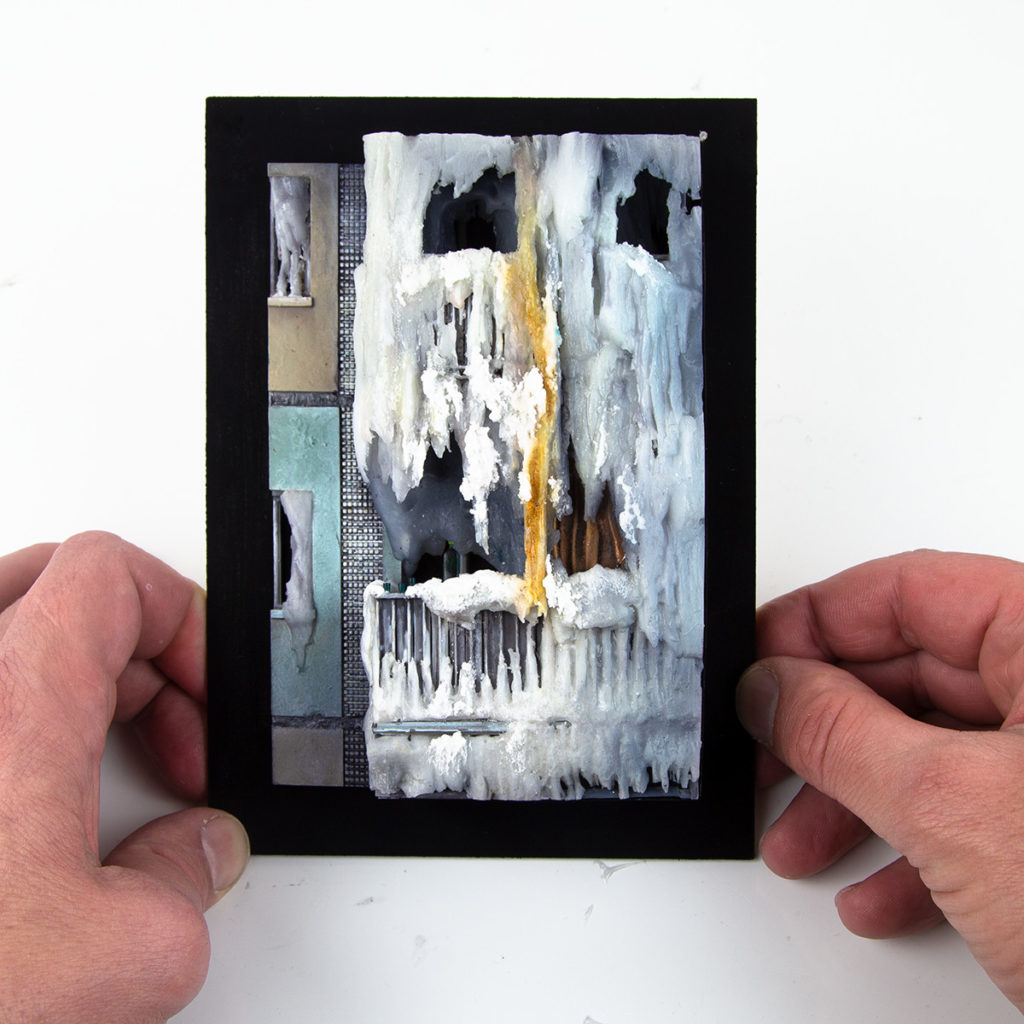 Воркута Vorkuta 1/35 diorama with icicles, snow and ice